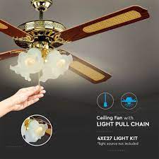 The honeywell carnegie led ceiling fan is a trendy industrial style ceiling this hunter ceiling fan with light and remote is made out of brushed nickel and black oak. Cct Led Ceiling Fan Timer Remote Control