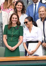 Meghan and kate have been spotted together for a couple of royal engagements. How Kate Middleton Consoled Meghan Markle At Wimbledon