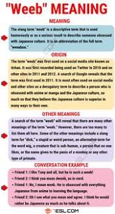 Weeb Meaning What In The World Does The Funny Term Weeb Mean 7 E S L Meant To Be English Vocabulary Words Learn English Vocabulary