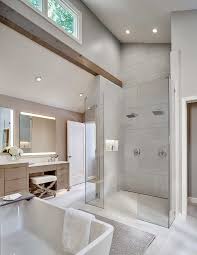 The ledge at the back of the tub provides ample space for products and some. Modern Master Bath And Kids Bath Remodel On Devonshire Drive In Dallas Tx Capital Renovations Group