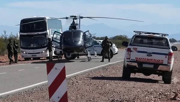 Cayó un helicóptero durante una capacitación en San Juan y murieron sus 7 tripulantes