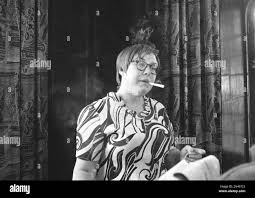 Marlene Dixon, assistant professor of sociology, whose contract with the  University of Chicago won't be renewed at the end of this year, answers  newsmen's questions as the sit-in at the university moved