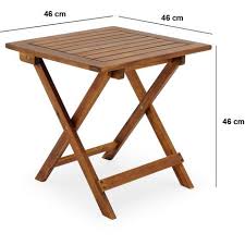 Side Table Acacia Wood Coffee Snack Tray Table For Garden Patio Balcon Mesa E Cadeiras De Madeira Cadeiras Dobraveis De Madeira Cadeira De Madeira Dobravel