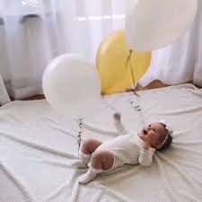 happiness of sweet baby playing with balloons video baby play baby pictures baby photos