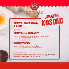 Jawatan kosong advance financial guide : Bake With Yen Kami Ada Jawatan Kosong Di Beberapa Facebook