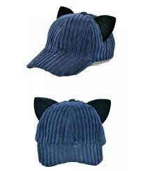 Men Women Large Big Ear Mouse Cat Character Baseball Hat Adjustment Cap Woll Hat Cat Cap Navy Ch18c9qey9n Baseball Hats Cat Character Hats