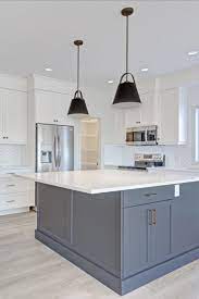 Browse our white kitchen cabinet collections. White Grey Gold Kitchen Grey Kitchen Designs Kitchen Cabinets Grey And White Grey Kitchen Island