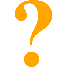 Orange question mark icon