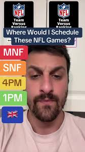 When would I schedule these NFL games? #NFL #NFLNews.