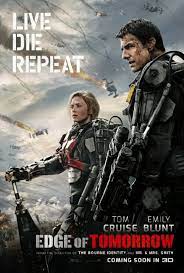 Edge of tomorrow, emily blunt, manga, mech, full metal, bitch, womens, movie, film, angel, verdant, sword, armour, power. Poster Of Edge Of Tomorrow Starring Tom Cruise And Emily Blunt Teaser Trailer