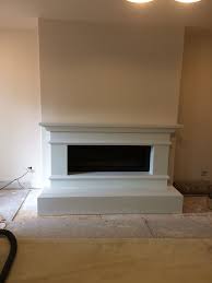 Mantel styles can be as plain or as extravagant as you'd like. Traditional Style Mantel For Linear Fireplace Insert Stonemountaincastingsfavs Linear Fireplace Fireplace Stone Fireplace Surround