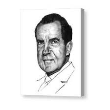 Nixon and Agnew Canvas Print by Harold Shull