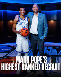 2027 5⭐️ commits to Kentucky ! Mark Pope's first 5 star recruit 🔥🔥