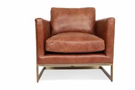 Carleen 31 Wide Genuine Leather Top Grain Leather Lounge Chair In 2021 Leather Lounge Chair Leather Lounge Mid Century Lounge Chairs