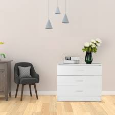 4.5 out of 5 stars with 2 ratings. Modern 3 Drawer Chest Of Drawers For Bedroom 26 X 13 X 22 Simple Elegant Dresser Cabinet W Metal Handles Durable Wood Universal Chest Cabinet For Closet To Storing Clothes White S7928
