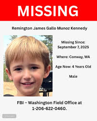 Remington James Gallo Munoz Kennedy , 4-year-old , is missing and his  family would like answers. Please take a moment to read and spread the  word. PROFILE