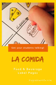 Fun food coloring pages for your little artist. La Comida Food Labeling Coloring Page By Singinsenorita Tpt