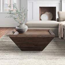 Juno reclaimed wood square coffee table. Joss Main Henriette Solid Wood Coffee Table Wayfair