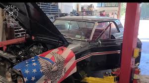 1970 Oldsmobile 98 convertible with the heat she turned the high  temperature warning light