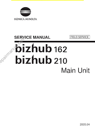 Find everything from driver to manuals of all of our bizhub or accurio products. Konicaminolta Bizhub 162 210 Service Manual Pages Image Scanner Electrical Engineering