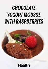 This Rich Chocolate Mousse Is Way Healthier Than It Tastes Food Chocolate Yogurt Healthy Chocolate Mousse
