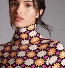 Maeve by Anthropologie Retro patterned, Shift, Sweater dress.