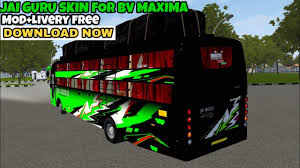Maybe you would like to learn more about one of these? Jai Guru Bv Maxima Bus Mod In Bus Simulator Indonesia Bussid Bus Mod Bussid Car Mod Bussid Youtube