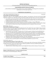 Cv examples see perfect cv samples that get jobs. Food Beverage Director Resume April 2021