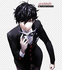 Sadayo kawakami notes that, by opposing suguru kamoshida, he has a strong sense of justice despite his bad reputation. Persona 5 Shin Megami Tensei Persona 3 Video Game Protagonist Joker Black Hair Heroes Png Pngegg