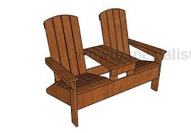 Double Adirondack Chair With Table Plans Howtospecialist How To Build Step By Step Diy Plans Adirondack Chairs Diy Adirondack Chair Diy Chair