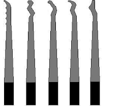 We have a variety of lock pick sets all made with an extremely durable and flexible stainless steel. Lock Pick Templates You Can Print Out And Trace To Make Your Own Lock Picks Homemade Lock Pick Lock Picking Tools Diy Lock
