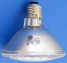 Ge 75par30 H Fl25 Rvl 75w 120v Reveal Halogen Flood Beam Light Bulb Replacement Lamp