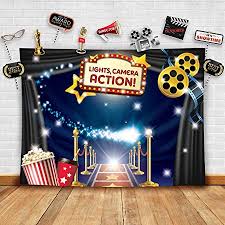 Shop all of our hollywood party supplies to make your event complete! Amazon Com Hollywood Movie Theme Photography Backdrop And Studio Props Diy Kit Great As Dress Up And Awards Night Ceremony Photo Booth Background Vintage Costume Birthday Party Supplies And Event Decorations