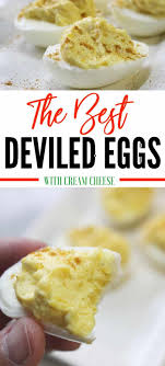 Best Deviled Eggs Made With Cream Cheese Devilled Eggs Recipe Best Best Deviled Eggs Deviled Eggs Recipe Easy