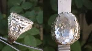 We also offer clara set with a lab grown diamond which you can view here. White Pukhraj Ring Design For Men 2020 Urdu Writer Youtube