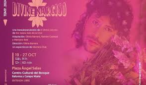 Divine narciso”, puesta en escena que combina teatro, verso, danza, música  y cumbia sonidera