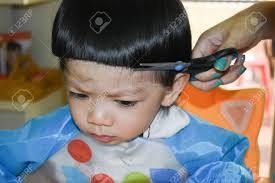 See more of baby&boy hair salon on facebook. Mother Hairdresser Using Scissor Haircut A Cute Baby Boy In Home Stock Photo Picture And Royalty Free Image Image 139659287