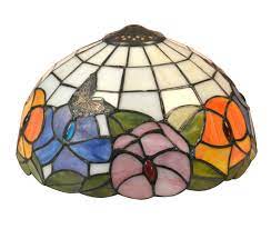 A tiffanystyle floor lamp good reason. Noshy Tiffany Style Butterfly And Flower Stained Glass Table Replacement Lamp Shade117 8 Widthpack Of 1 Only Replacement Lamp Shades Tiffany Style Glass Table