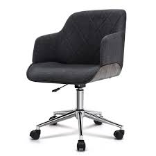 Xcsource 5 in 1 kids table and chair set, wooden table with 2 chairs and storage baskets，childrens studying desk furniture，play activity table for drawing, reading, train, art playroom,eating. Artiss Portia Dark Grey Wood Fabric Office Chair Bunnings Australia