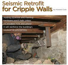 These links will provide you with resources to help you plan, prepare, and perform a retrofit on your home, whether you choose to do it yourself or have a professional contractor perform the work. Seismic Retrofitting For House Foundation Bolting Earthquake Protection