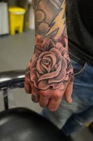 Traditional black and grey hand tattoos. Ruffles Gets Sore Knuckles Roddy Mclean Tattooer