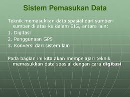 Materi S I G Digitasi Data Spasial Dan Pembangunan Topologi Mengunakan Software Autocad Autodeskmap Ppt Download