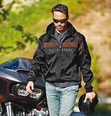 Harley davidson lightweight black orange motorcycle mesh jacket size l. 98163 21vm Harley Davidson Soft Shell Jacket Idyll Performance At Thunderbike Shop