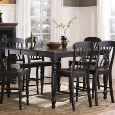 Humblenest Homestead Extendable Two Tone Counter Height Table With Leaf In 2020 Counter Height Dining Table Counter Height Dining Sets Dining Table Black