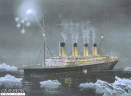 titanic naval art prints