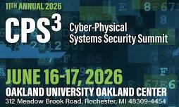 SPONSOR NDIA Cyber-Physical Systems Security Summit