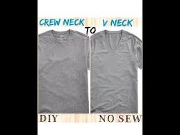 Pin On How To Make A Crew Neck Into A V Neck