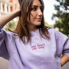 Sigma Kappa "one Heart, One Way" Sorority Greek Embroidered Gildan Hoodie  Sweatshirt