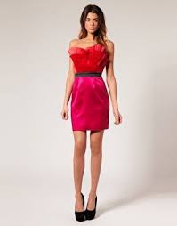 Red Pink Lipsy Dress Lipsy Dresses Dresses Satin Dresses