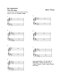 Let us know in the. Key Signatures The Flat Keys Worksheet